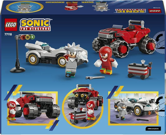 LEGO: Sonic the Hedgehog Silver’s Car vs. Knuckles’ Monster Truck (77118) - Marah Kids