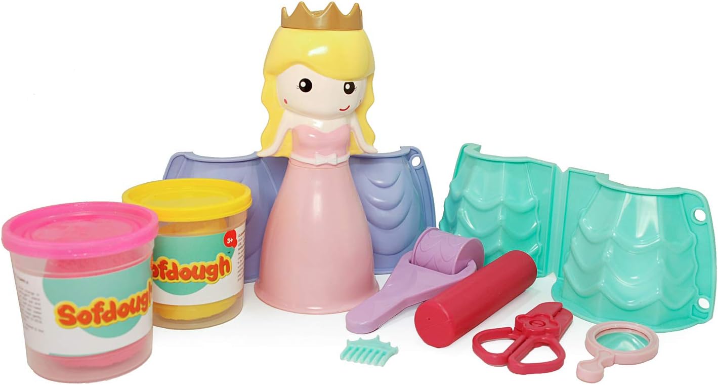 Funskool Molly Dolly, Fundough | Pretend Playset, Multicolour, Dough, Toy, Shaping, Sculpting, Ages 3+ - Marah Kids