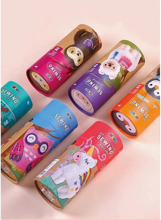 Avenir Sewing My First Doll - Penguin Kit | Create a Super Soft Panda, Develop Motor Skills & Creativity | Safe and Educational - Trusted Art, Learning, and Entertainment for Kids 3+ - Marah Kids