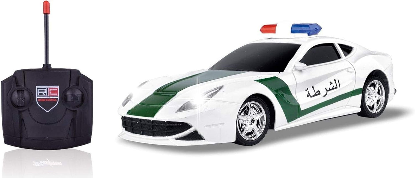 Power Joy Remote Control Police Car 1/18 Battery Operated UAE - Marah Kids