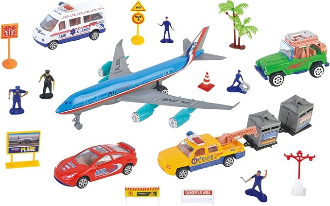 Power Joy Vroom Vroom Airport Playset - Marah Kids