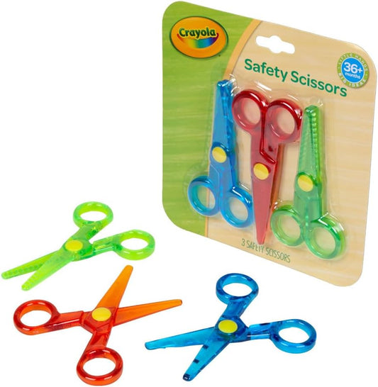 Crayola My First Crayola Safety Scissors, 3 Count - Marah Kids