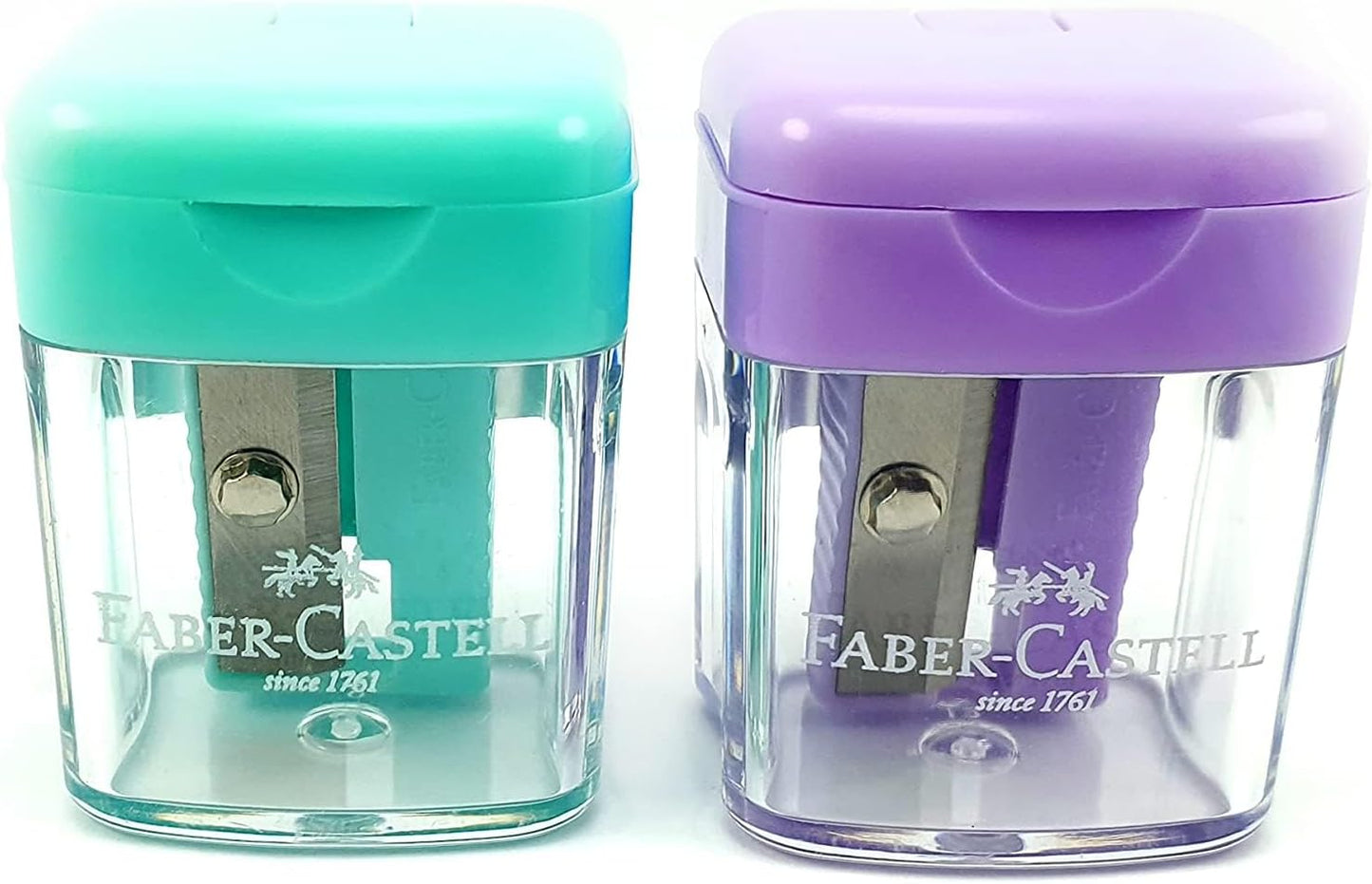 FABER - CASTELL PASTEL MINIBOX SHARPENER 4 PC IN A PET BOX - Marah Kids