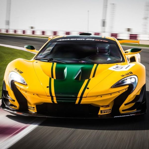D - power MSZ – McLaren P1™ GTR - Yellow | Die - Cast Replica, Ultimate Collector's Item, Super Cars | Toy Vehicles, Metal Toy Car Model - Pull Back Collection | Size - 1:31, For Kids 3+ - Marah Kids