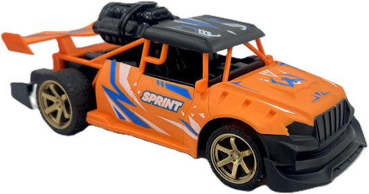 D - Power 1:18 R/C 4WD 27Mhz Spray Runner Car Remote Control Sand Monster Four Wheel Drive Rock Climber High - Speed – Orange | Ages 6+ up - Marah Kids