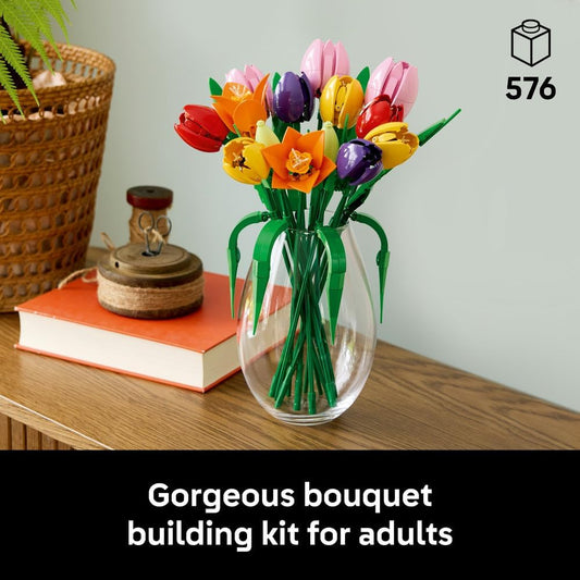 LEGO: Botanicals Tulip Bouquet Flower Décor (11501) - Marah Kids