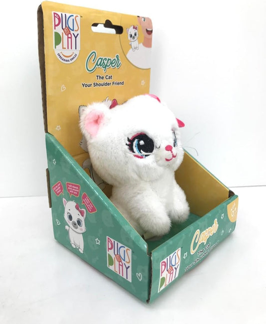 Pugs At Play Shoulder Buddy Casper 4-Inch