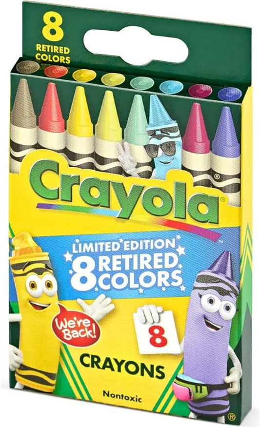 Crayola Crayons Limited Edition With 8 Retired Colors - Marah Kids