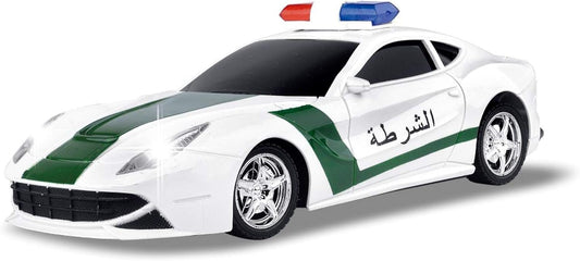 Power Joy Remote Control Police Car 1/18 Battery Operated UAE - Marah Kids