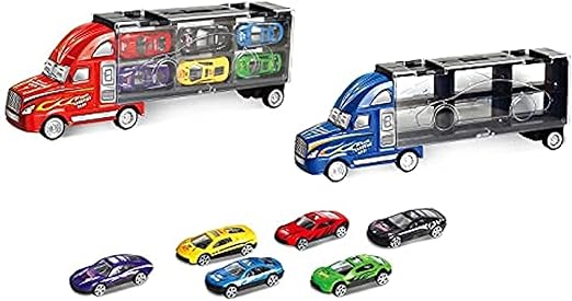 Power Joy Vroom Trucky With 6 pieces Die Cast - Marah Kids