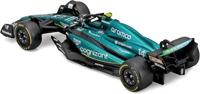 Bburago 1:43 Formula (without helmet & plastic stand) - Aston Martin Aramco Cognizant Team AMR23 (2023)