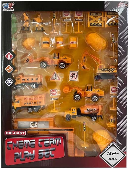 Power Joy Vroom Vroom Diecast Megapack, 3 Assortment - Marah Kids