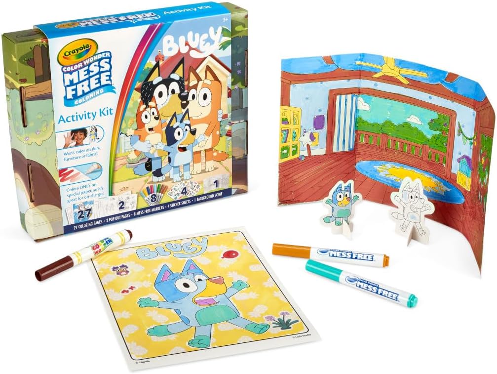 Crayola - Color Wonder Mini Box Set, Bluey | Ideal for ages 3 and up - Marah Kids