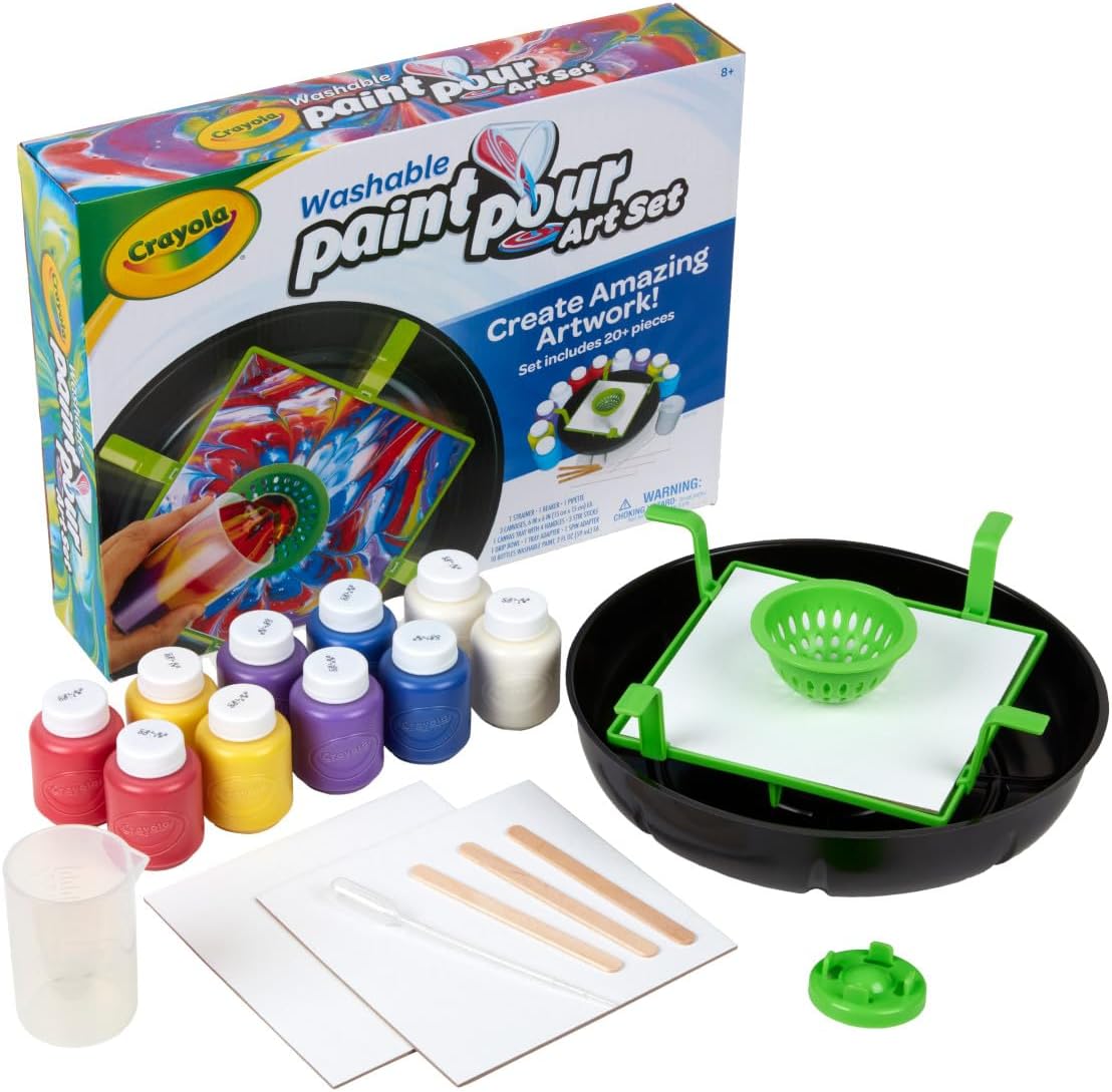 Crayola Washable Paint Pour Art Set - Marah Kids