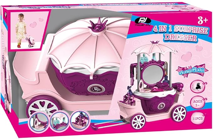 Power Joy GlamGlam 4 - In - 1 Surprise Dresser Playset - Marah Kids
