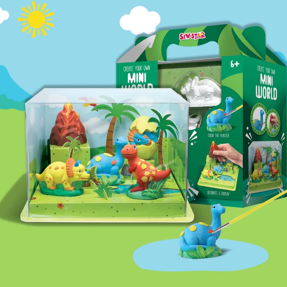 Sew Star - Create Your Own Mini Dino World - Marah Kids