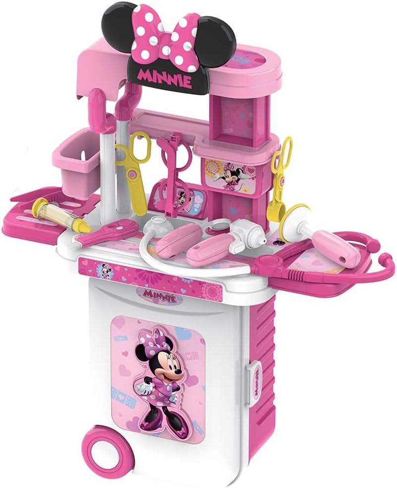 Minnie Mouse Doctor Set Trolley Case 3-In-1