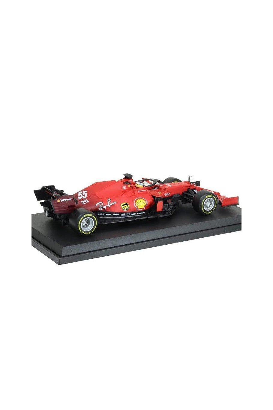 Bburago Maistro 1:18 Ferrari SF21 F1 2021 Carlos Sainz Diecast Model - Marah Kids