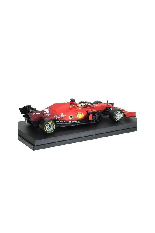 Bburago Maistro 1:18 Ferrari SF21 F1 2021 Carlos Sainz Diecast Model - Marah Kids