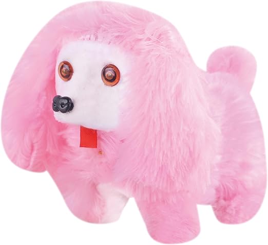 Power Joy Walking Dog Light and Barking Battery Operated - Marah Kids