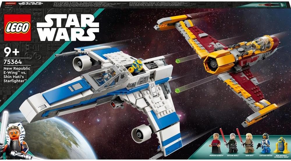 LEGO 75364 Star Wars New Republic E-Wing vs. Shin Hati’s Starfighter, Ahsoka Series