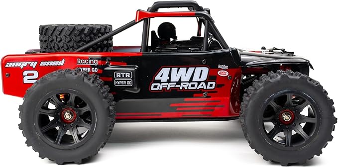 MJX - HYPER GO 1/14 Brushless High - Speed RC Car Vehicle Models 60 - 75km/h 3SBattery | 2.4Ghz Off - Road RC Truck | Front and Rear Bone dog shaft is Metal Version | various terrain 4 WHEEL DRIVE |Suitable Ages 14+ (Multicolour) - Marah Kids