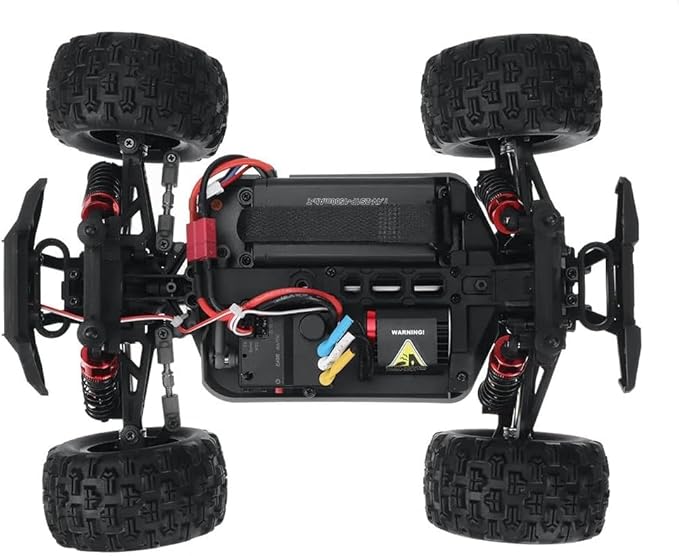 MJX - HYPER GO 1:16 2.4G 4Wd Mew4 Brushless Rc Hobby Truck | 39kmh fast Rc Trucks | Suitable Ages 14+ (Multicolour) - Marah Kids