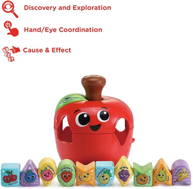 VTech Sorting Fun Apple, Shape Sorter, Educational Learning Toy, Birthday Gift for Kids aged 1, 2, 3 years - Marah Kids