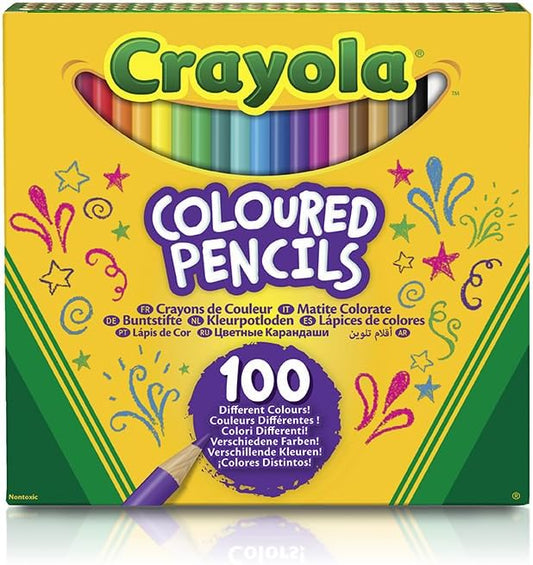 Crayola Colored Pencils Set (100), Gifts for Kids & Adults - Marah Kids