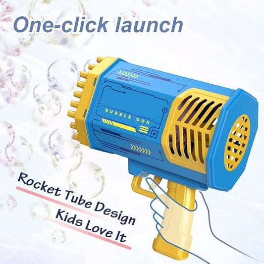 Sam Toys - Rechargeable 69 - Hole Bubble Gun with Light - Marah Kids