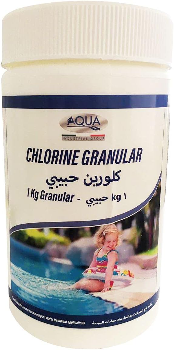 AQUA CHLORINE GRANULAR POWDER 1KG . - Marah Kids