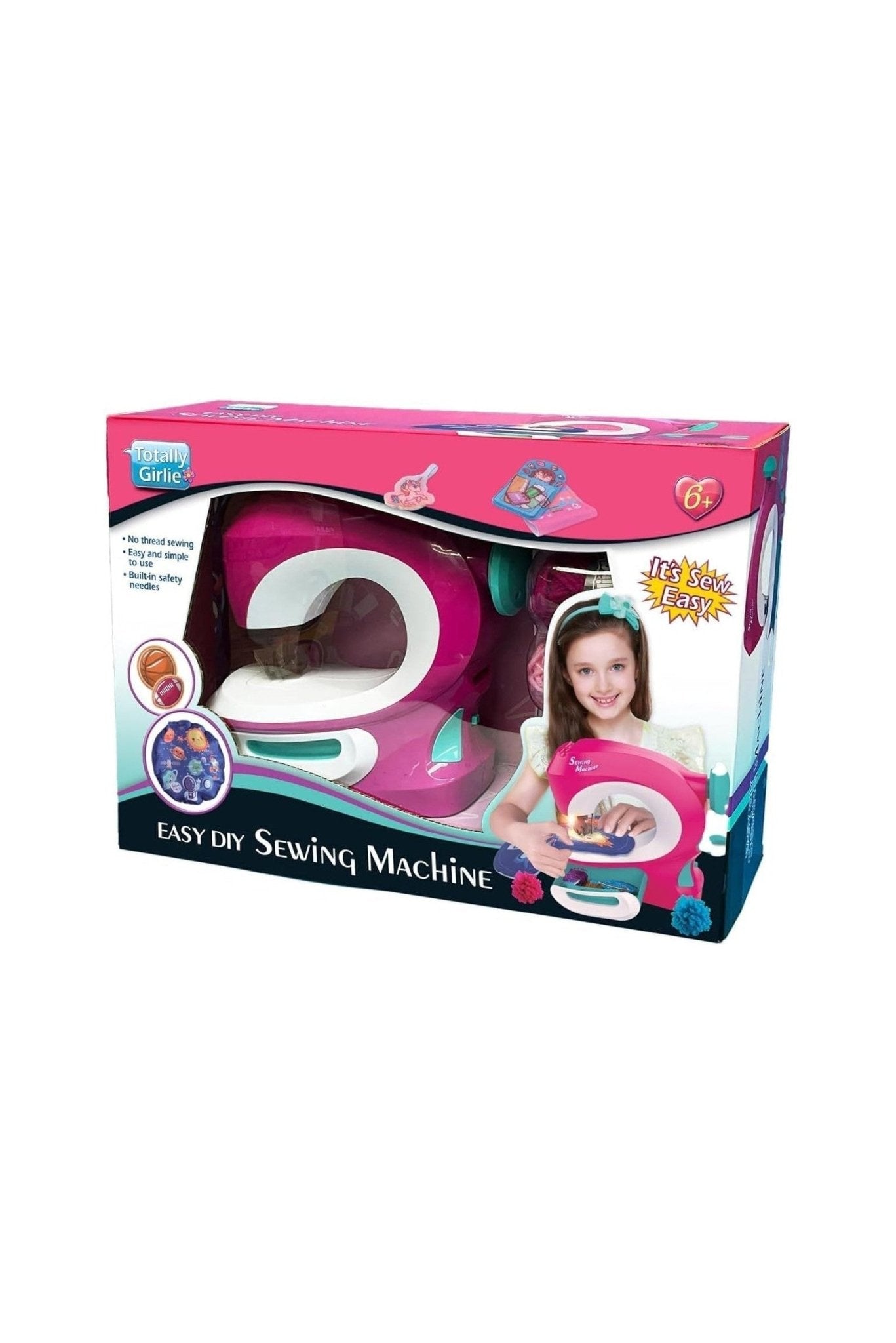 Totally Girlie - Easy DIY Sewing Machine - Marah Kids