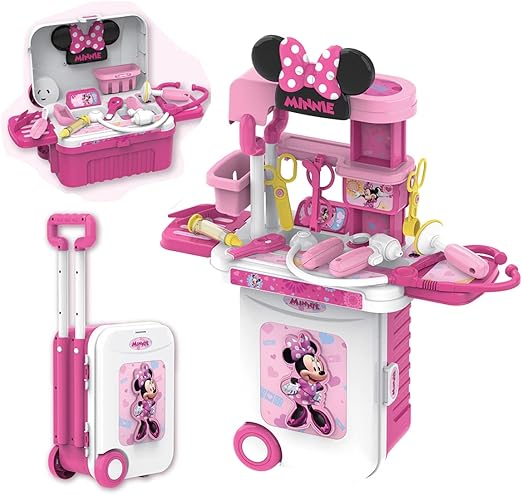 Minnie Mouse Doctor Set Trolley Case 3-In-1