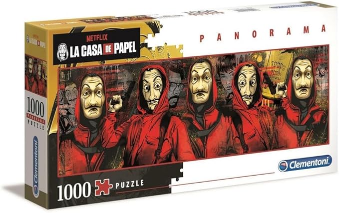 CLEMENTONI PUZZLE PANO LACASA DE PAPEL 1000PC - Marah Kids