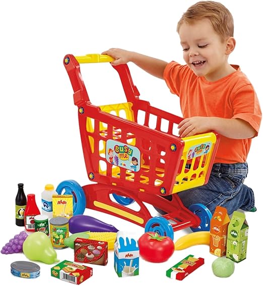 Addo Busy Me My Shopping Trolley, Pretend Toy, Role Play for Kids