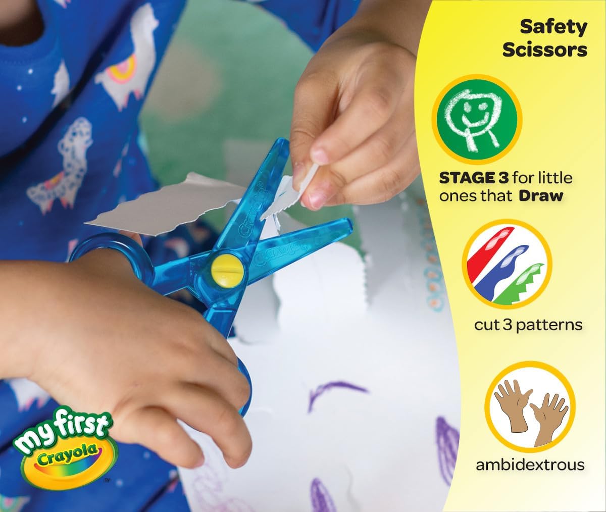 Crayola My First Crayola Safety Scissors, 3 Count - Marah Kids