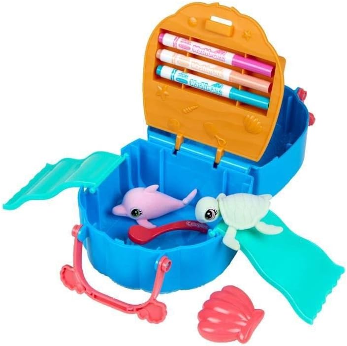 Crayola Scribble Scrubbie Pets Seashell Splash Playset - Marah Kids