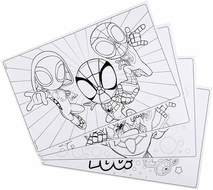 Crayola 18 Giant Coloring Pages Spidey & His Amazing Friends