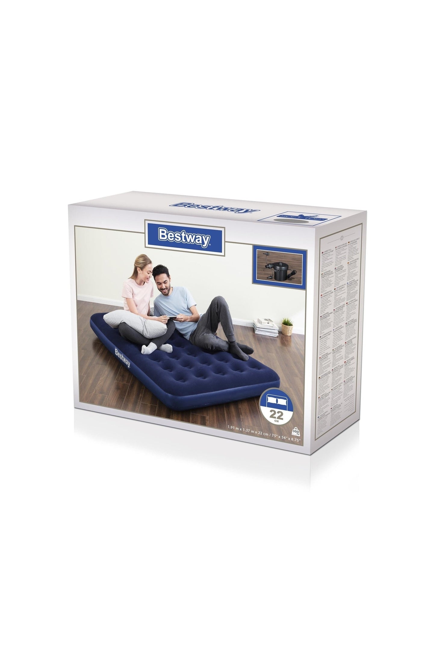 Bway Airbed Outd Hdacpump Ful 191X137X22