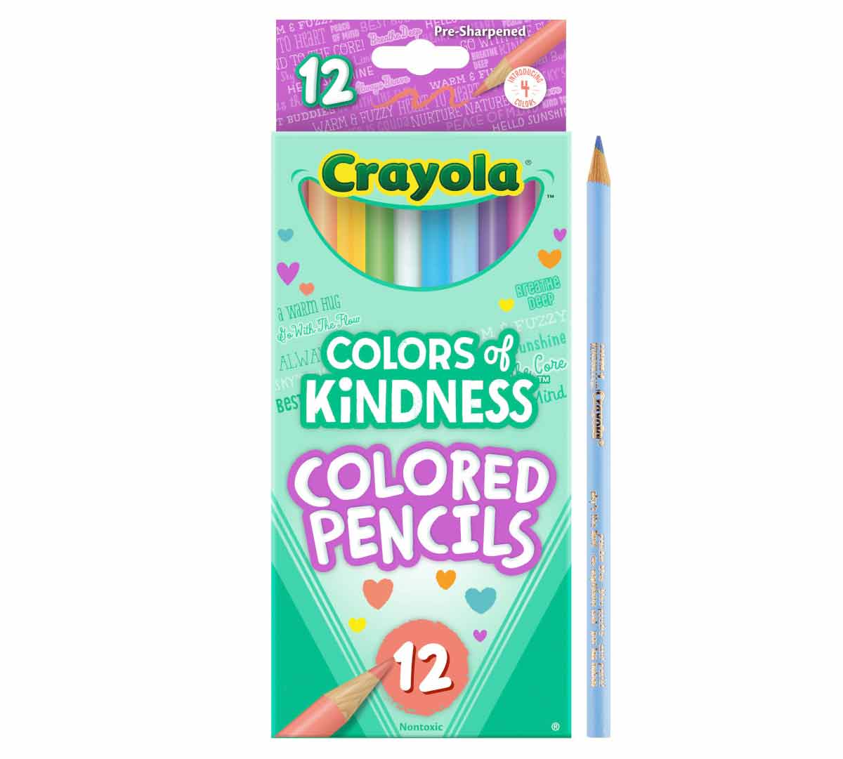 Crayola - Colors of Kindness | Colored Pencils - 12 Ct - Marah Kids