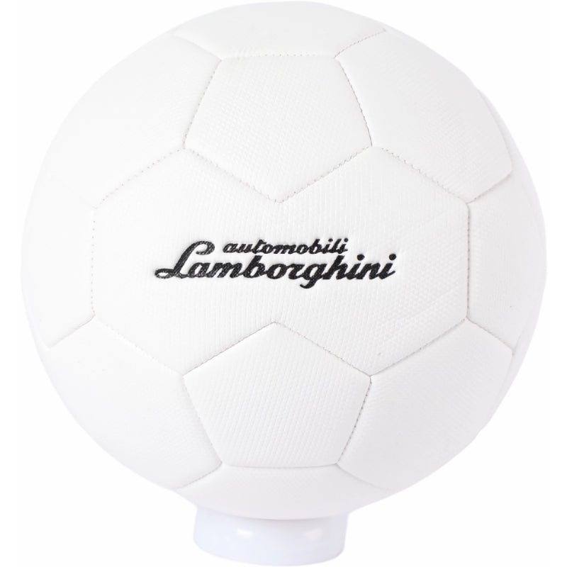 Lamborghini 5 Machine Sewing Pvc Soccer Ball - White (Size 5) - Marah Kids