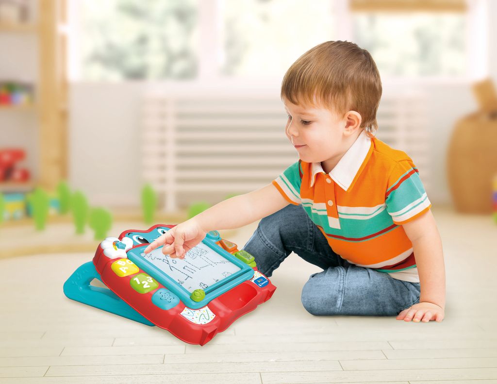 Clementoni Baby Interactive Draw and Learn Easl Battery Operated - Marah Kids