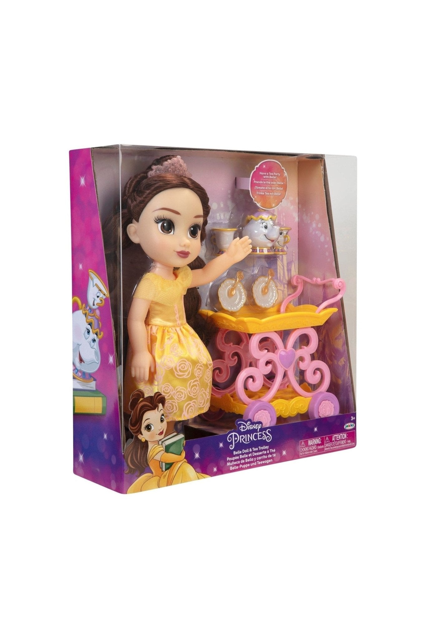Disney Princess Belle With Tea Trolley Set - Marah Kids