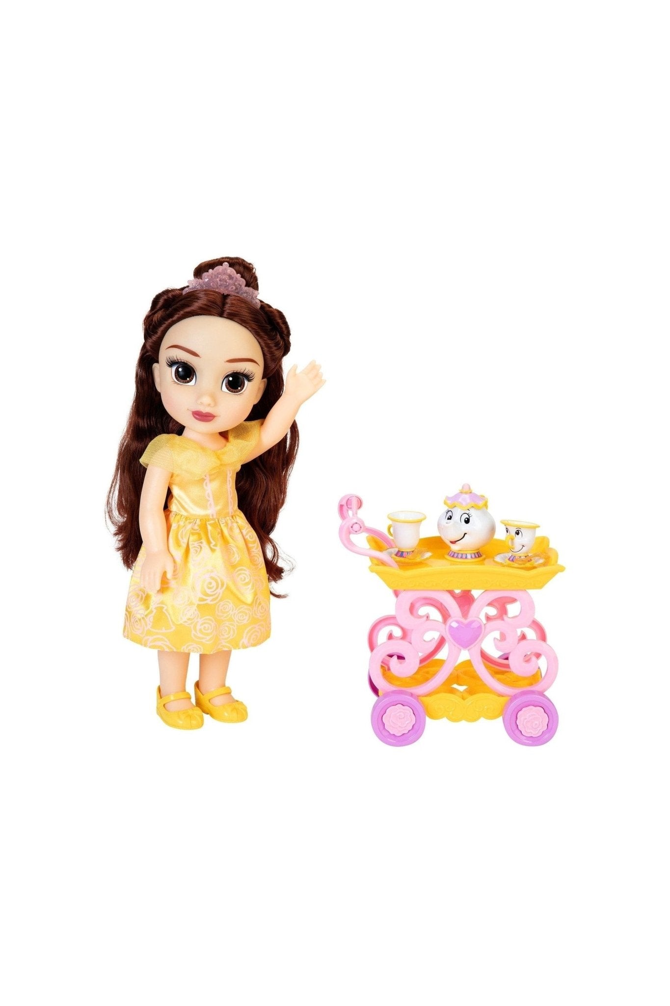 Disney Princess Belle With Tea Trolley Set - Marah Kids