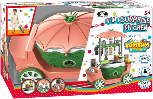 Power Joy Yumyum Surprise Kitchen 4 - In - 1 Playset - Marah Kids