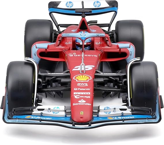 Bburago 1:18 Ferrari Formula - SF24 (2024 Imola Italy Emilia Romagna Grand Prix) (DELUXE VERSION)