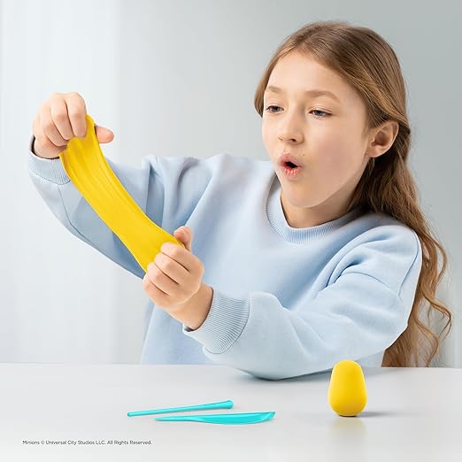 Hey Clay - MINIONS Colourful modelling air - dry clay, 15 cans with fun interactive app for kids 3 years + - Marah Kids