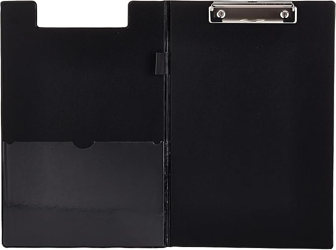 MAXI PP DOUBLE CLIPBOARD F/S BLACK