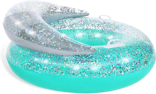 BWSUM BESTWAY SWIM RING GLITTER DREAM 46X117CM - Marah Kids
