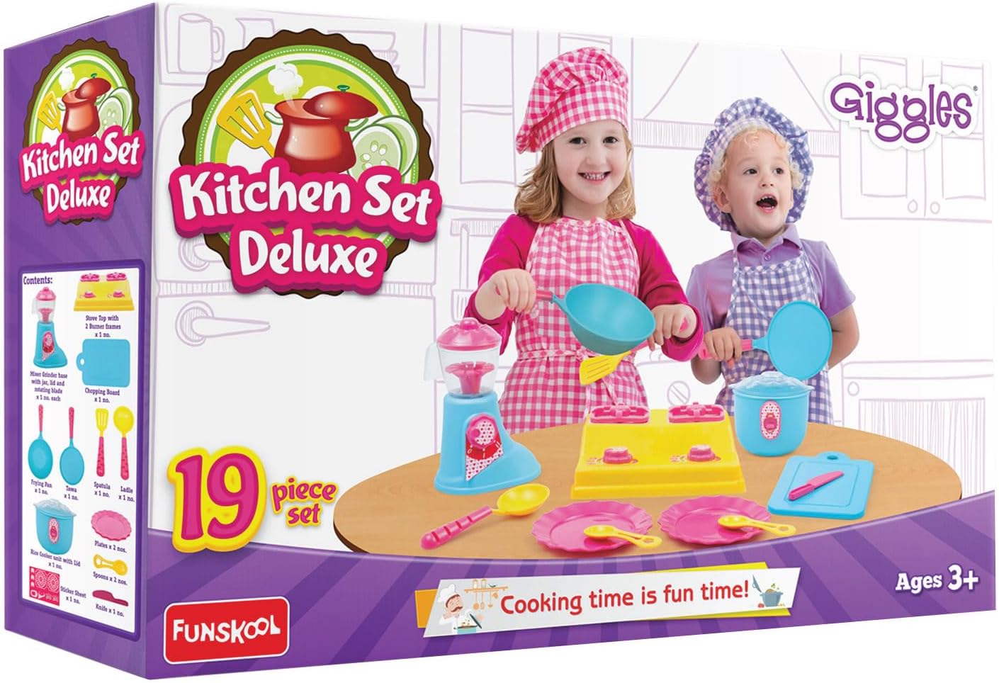 Funskool - KITCHEN SET DELUXE - Marah Kids